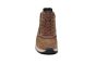 Gabor veterboot in cognac suede met print
