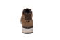 Gabor veterboot in cognac suede met print