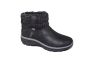 Skechers instapboot in zwart met omslag SLIP IN