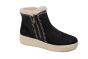 Remonte Enkelaarsje in zwart suede warm