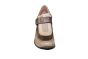 Hispanitas sneaker stiletto in taupe klitteband