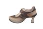 Hispanitas sneaker stiletto in taupe klitteband