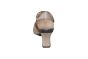 Hispanitas sneaker stiletto in taupe klitteband
