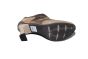 Hispanitas sneaker stiletto in taupe klitteband