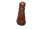 Pikolinos enkelboot met veter in cognac leer
