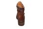 Pikolinos enkelboot met veter in cognac leer
