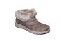 Skechers instapboot taupe met bontje Slip IN