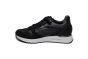 Gabor Sneaker in zwart leer met vlecht