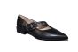 Hispanitas zwarte pump met wreefband ringen