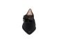 Hispanitas zwarte pump met wreefband ringen