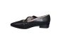 Hispanitas zwarte pump met wreefband ringen