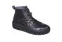 Waldlaufer veterboot zwart leer zwart zool