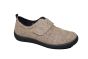 Rohde pantoffel in beige vilt met klitteband