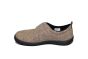 Rohde pantoffel in beige vilt met klitteband