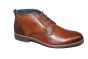 Pikolinos veterboot in cognac glad leer