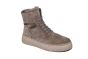 Gabor veterboot in taupe suede met dikke zool