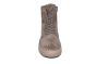 Gabor veterboot in taupe suede met dikke zool