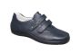 Waldlaufer klitteband schoen in blauw leer