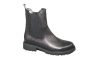 Remonte chelseaboot in zwart leer met rits