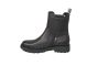 Remonte chelseaboot in zwart leer met rits