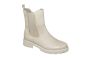Remonte chelseaboot in creme leer met rits