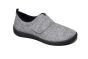 Rohde Pantoffel in Grey vilt met klitteband