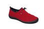 Rohde Pantoffel in Wine Red instap met elastiekje