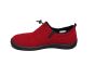 Rohde Pantoffel in Wine Red instap met elastiekje