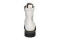 Piedi Nudi Bikerboot in wit met groen accent
