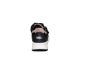 Gabor sneaker in zwart suede met lak randje