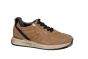 Gabor Sneaker in taupe suede met vlecht