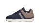 Cylceur de Luxe Veterschoen in blauw suede combi