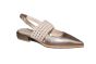 Hispanitas Slingback goud met taupe over de wreef