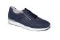 Gabor sneaker in blauw fijne zool 2 ritsen
