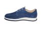 Berkelmans veterschoen in blauw suede sportief