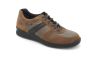 Mephisto veterschoen in bruin leer suede combi