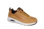 Skechers veterschoen in cognac witte zool