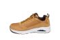 Skechers veterschoen in cognac witte zool