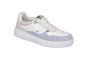 Gabor sneaker in wit leer blauw suede combi kuip