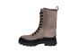 Gabor Bikerboot in taupe nubuck met zwart zool