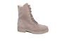 Gabor Bikerboot in Taupe suede met  haakjes
