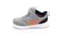 Nike revolution 5 grijs met elastiek en klitteband