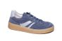 Gabor sneaker in blauw suede gummy zool hoger