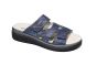 Rohde slipper in ocean print met 3 klitteband