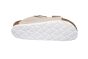 Rohde slipper in Ivory suede 2 gespen