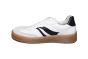 Gabor sneaker in wit zwart combi hogere gummy zool