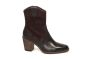 Tamaris western laars zwart bruin combi