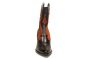 Mjus Western laars in zwart met cognac combi