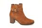 Gabor enkelklaars in cognac combinatie leer