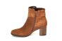Gabor enkelklaars in cognac combinatie leer
